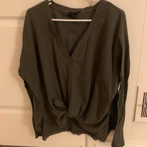 Urban Outfitters Army Green Shirt